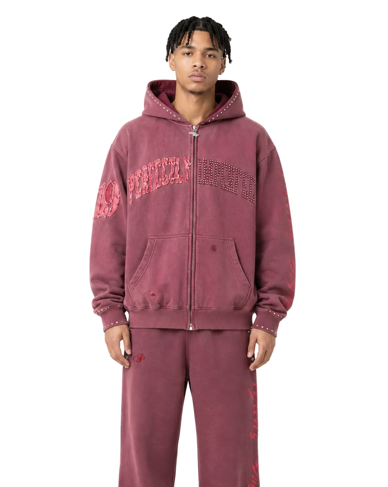 SPILLED WINE ( Burgundy ) SWEATSUIT