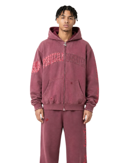 SPILLED WINE ( Burgundy ) SWEATSUIT