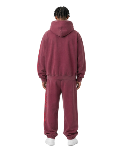 SPILLED WINE ( Burgundy ) SWEATSUIT