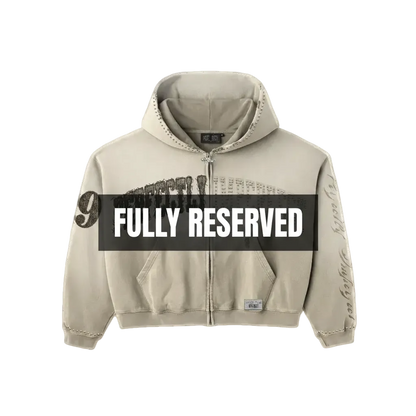 CRACKED PAVEMENT ( Cream ) SWEATSUIT