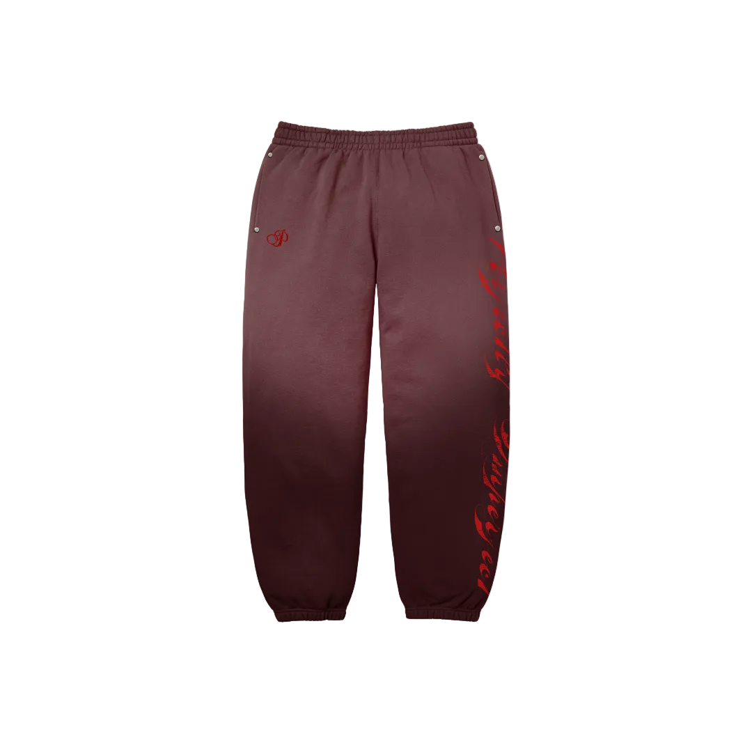 SPILLED WINE ( Burgundy ) SWEATSUIT