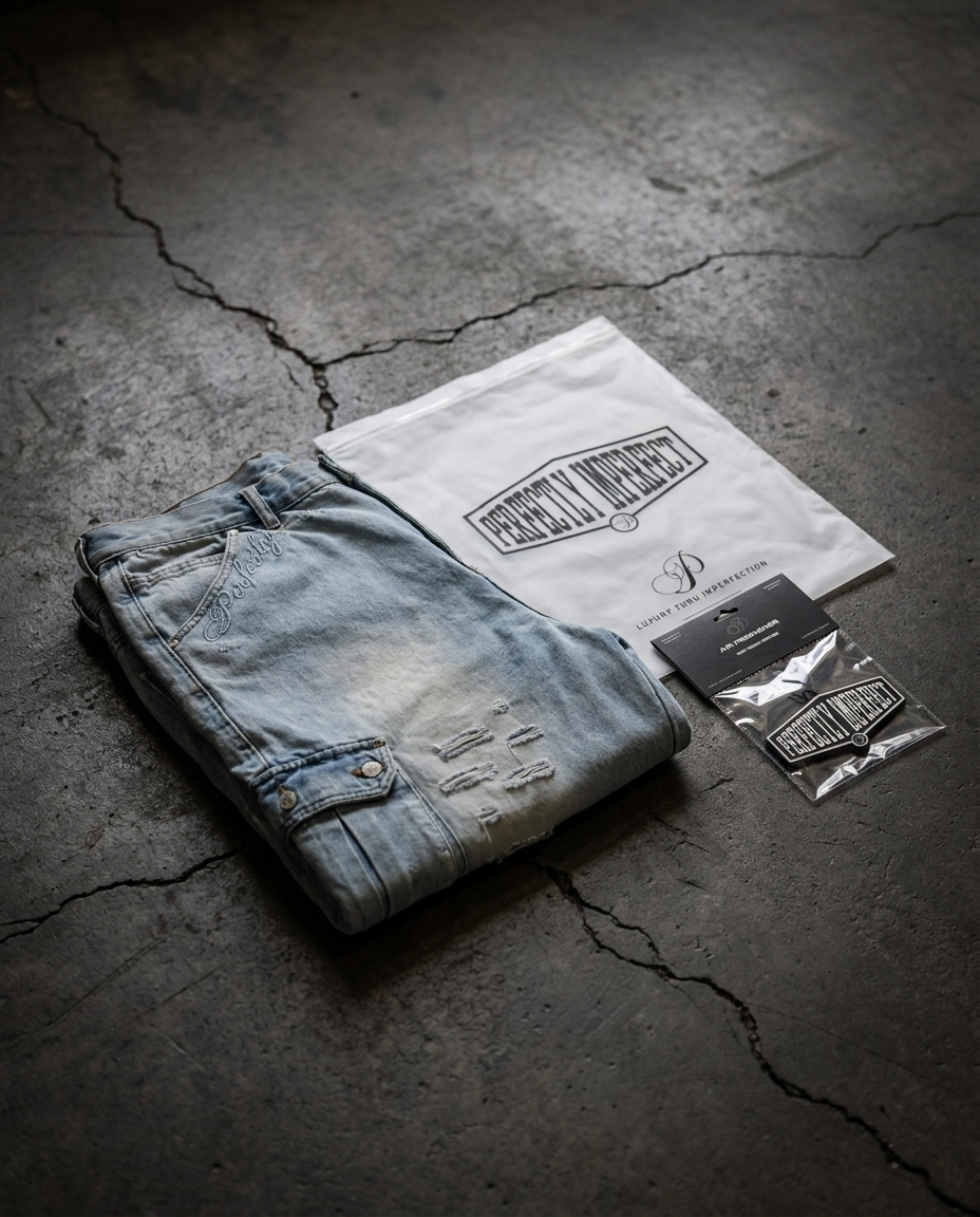 SUN FADED CARGO JORTS
