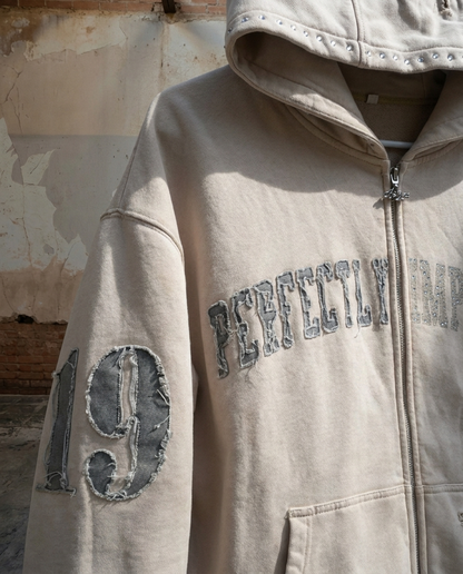 CRACKED PAVEMENT ( Cream ) SWEATSUIT