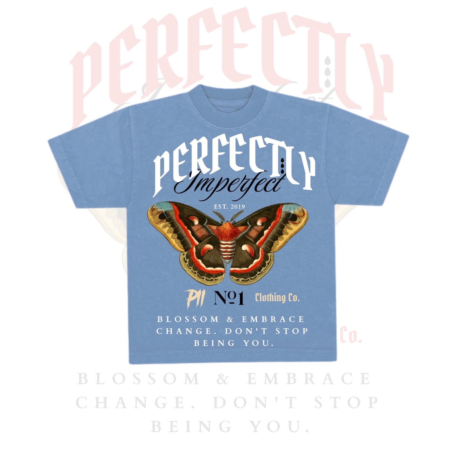 Denim BLOSSOM Tee