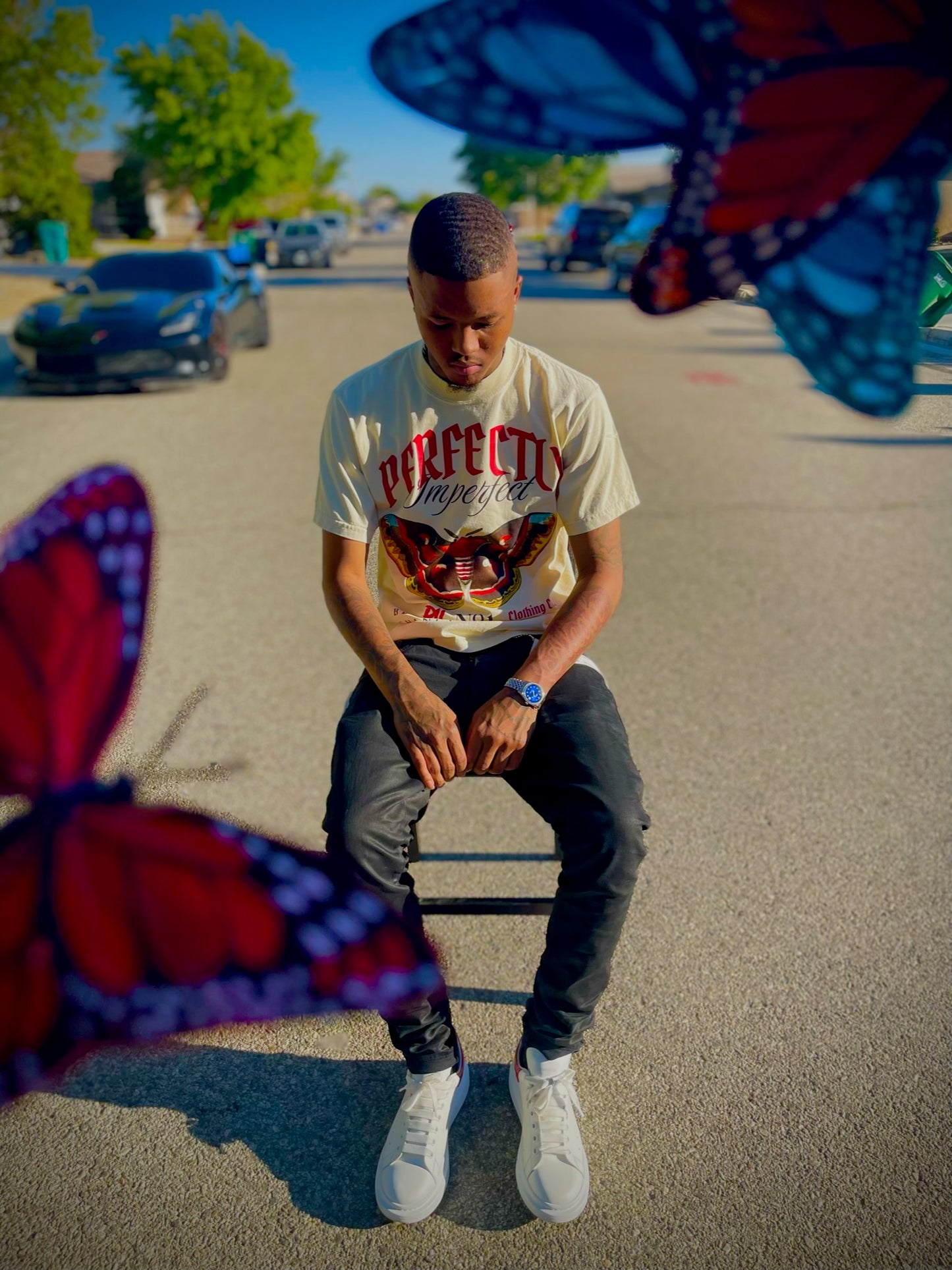 Cream BLOSSOM Tee